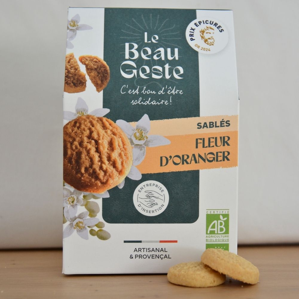 Sablés sucrés Oranger - Bio